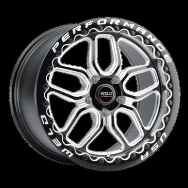 Exclusive Offer Weld Racing Laguna Bead Lock 17x10/  5x114.3 / ET49 / BS7.50 Gloss BLK MIL Wheel DIA 78.1 - S90770067P49