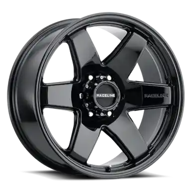 Raceline 942B Addict 18x9in / 6x139.7 BP / -12mm Offset / 106.1mm Bore - Gloss Black Wheel - 942B-89060-12 Limited Offer