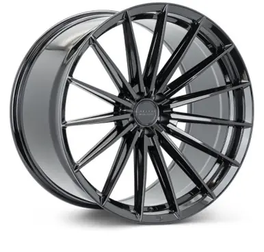 Vossen HFX-4 22x9 - 5x112 - ET32 - Flat - 66.5 - Gloss Black Wheel - HFX4-2M43 Exclusive