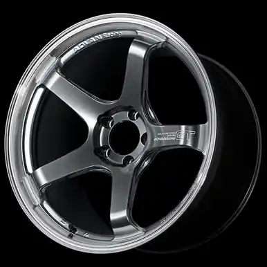 Advan GT Beyond 17X9.0 / +45 Offset / 5-114.3 BC / +45mm Bore / Machining & Hyper Platinum Black - YAQB7I45EMPB New Arrival