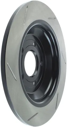 Buy Direct StopTech 2016 Ford Focus RS Slotted Rear Left Sport Brake Rotor - 126.61123SL