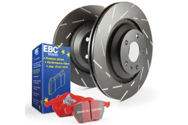 While Supplies Last EBC S4 Kits Redstuff Pads and USR Rotors - S4KF1633