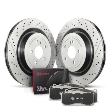 Bargain Brembo OE Rear Disc Brake Kit - KT00B80