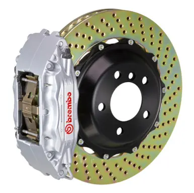 Weekend Sale Brembo 00-02 CL500/03-05 S600/03-06 CL600 Fr GT BBK 4Pis Cast 2pc 355x32 2pc Rtr Drill-Silver - 1B1.8027A3