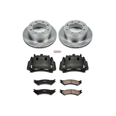 Trending Power Stop 2007 Ford E-150 Rear Autospecialty Brake Kit w/Calipers - KCOE5203