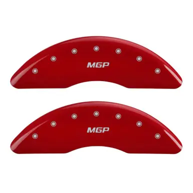 MGP 4 Caliper Covers Engraved Front & Rear MGP Red finish silver ch - 15224SMGPRD Place Order