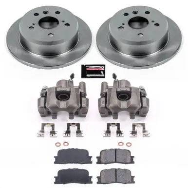 Worldwide Shipping Power Stop 02-03 Lexus ES300 Rear Autospecialty Brake Kit w/Calipers - KCOE2418