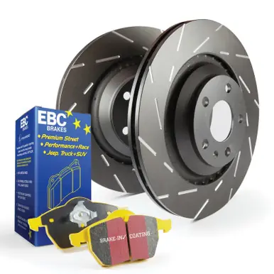 Trusted Brand EBC S9 Kits Yellowstuff Pads and USR Rotors - S9KR1222