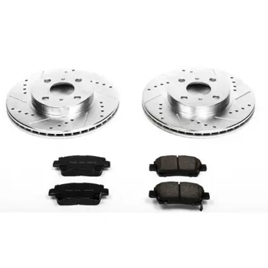 Authentic Power Stop 01-05 Toyota Echo Front Z23 Evolution Sport Brake Kit - K821
