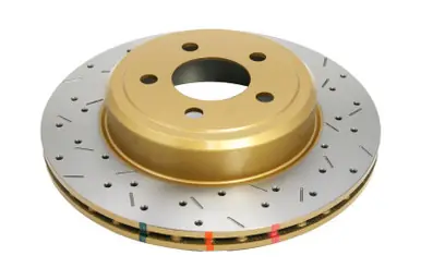 Same Day Shipping DBA 08-09 Charger / Magnum / Challenger w/o Brembo Brakes Rear Drilled & Slotted 4000 Series Rotor - DBA42439XS