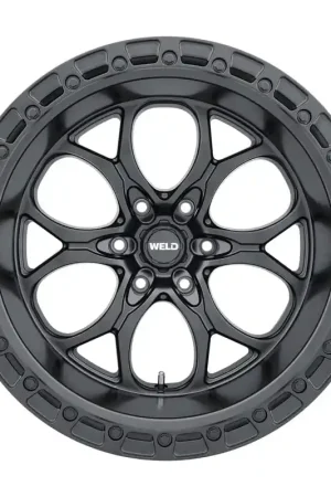 Weld Off-Road W108 20X9 Ledge 6X135 ET00 BS5.00 Satin Black / Black Ring 87.1 Limited Edition