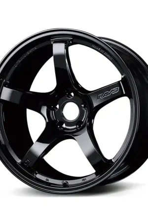Gram Lights 57CR 17x9 +22 5x114.3 Gloss Black Wheel Hassle-Free Returns