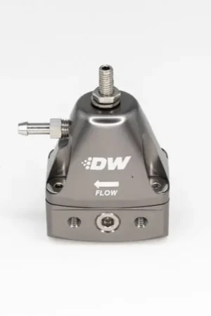 Bargain DeatschWerks DWR1000iL In-Line Adjustable Fuel Pressure Regulator - Titanium