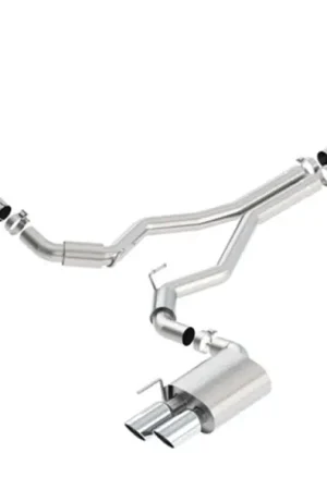 Special Offer Borla 2018 Ford Mustang GT 5.0L AT/MT (w/o Valves) S-Type 3in Cat-Back Exhaust w/Polished Tips