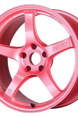 Gram Lights 57CR 15x8.0 +35 4-100 Sakura Pink Wheel (Special Order No Cancel) Free Returns