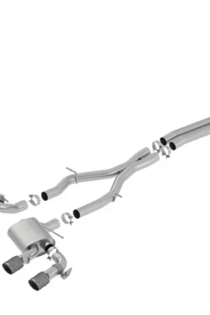 Seasonal Sale Borla 17-18 Chevrolet Camaro ZL1 6.2L V8 Atak Catback Exhaust w/ Dual Mode Valves CF Black Anod