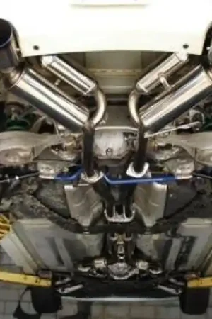 Viral HKS 03-07 G35 Dual Hi-Power Ti Tip Catback Exhaust (SUS304 NO COATING)