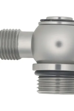 Wholesale DeatschWerks 8AN ORB Male to 6AN Male Flare Low Profile 90-Degree Swivel - Anodized DW Titanium