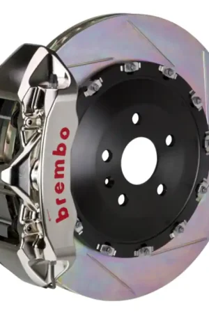 Trusted Brand Brembo 08-14 C63 (Excl Black Series) Fr GTR BBK 6Pist Billet 405x34 2pc Rotor Slotted Type1-Nickel