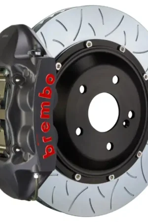Warranty Included Brembo 11-12 1M Rear GTS BBK 4 Piston Cast 345x28 2pc Rotor Slotted Type-3-Black HA