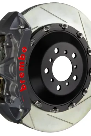 While Supplies Last Brembo 10-19 Ghost Front GTS BBK 6 Piston Cast 411x34 2pc Rotor Slotted Type-1-Black HA