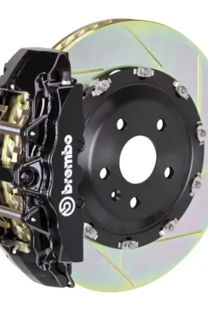 Wholesale Brembo 14-17 SQ5 Front GT BBK 6 Piston Cast 380x34 2pc Rotor Slotted Type-1-Black